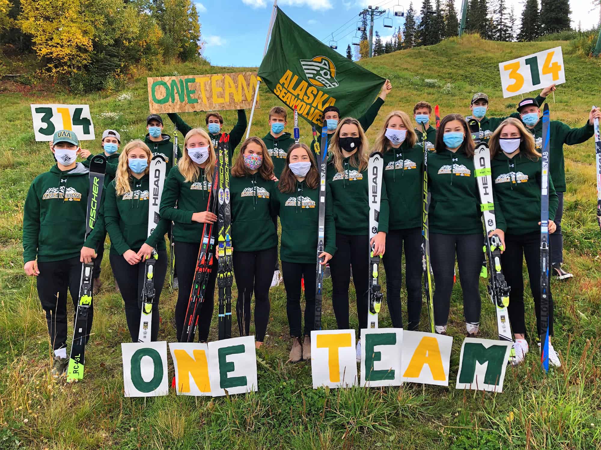 UAA Ski Team One Team 314 Campaign